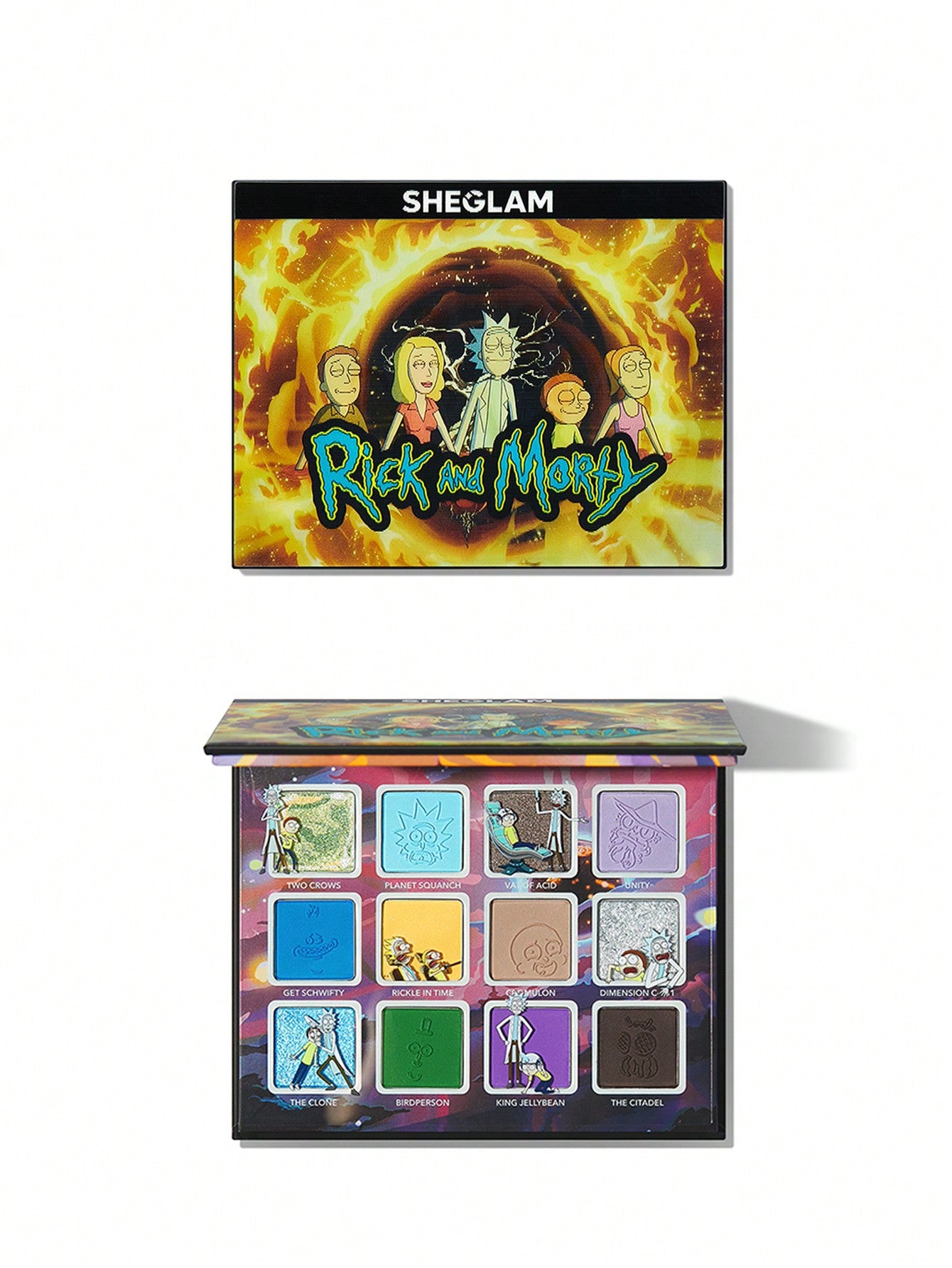 Rick and Morty X SHEGLAM The Meaning (Lessness) Of Life Palette