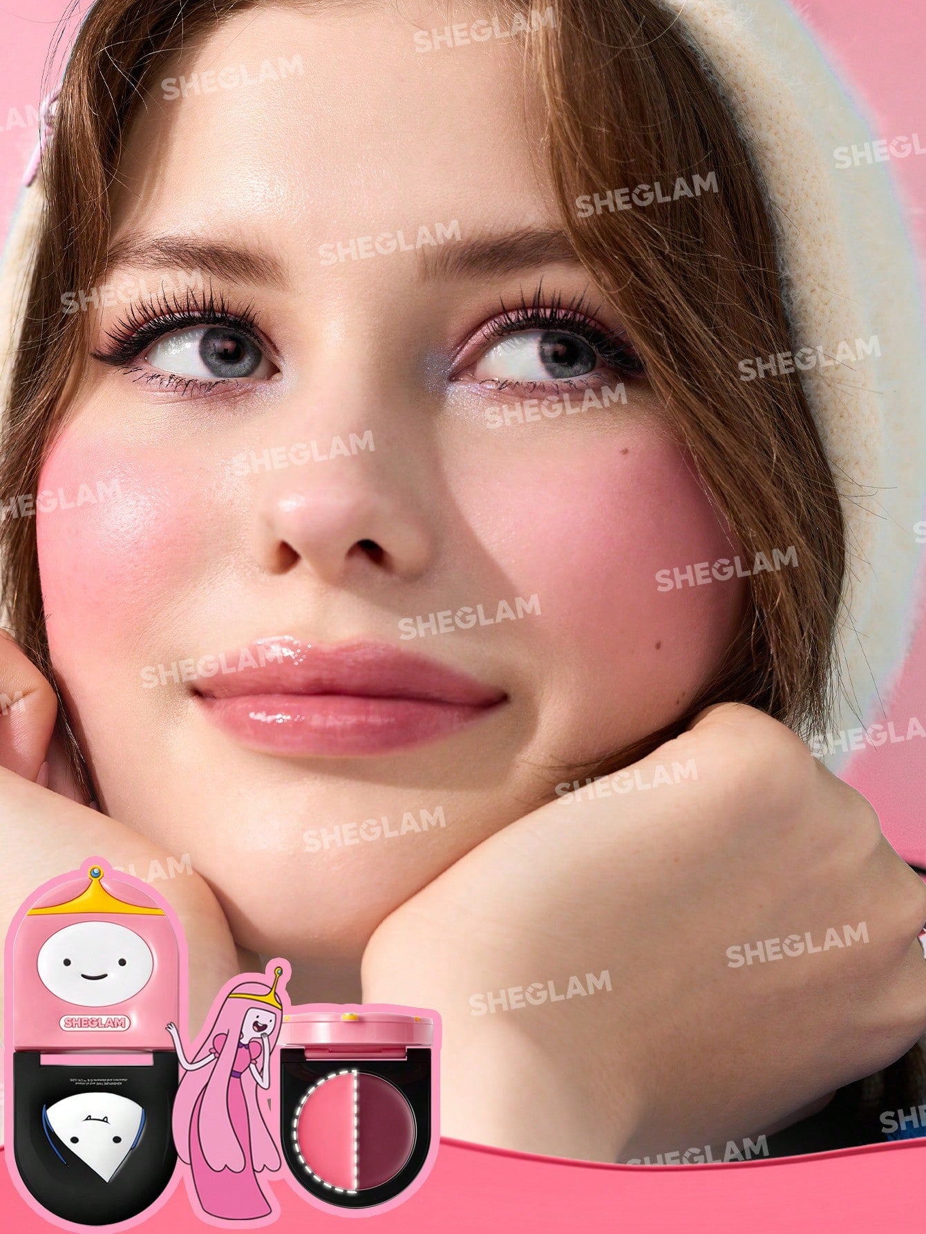 SHEGLAM Adventure Time Bubbline Cream Blush Duo