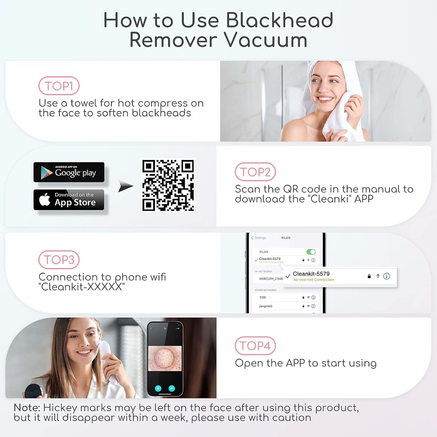 Vacuum Blackhead Removal