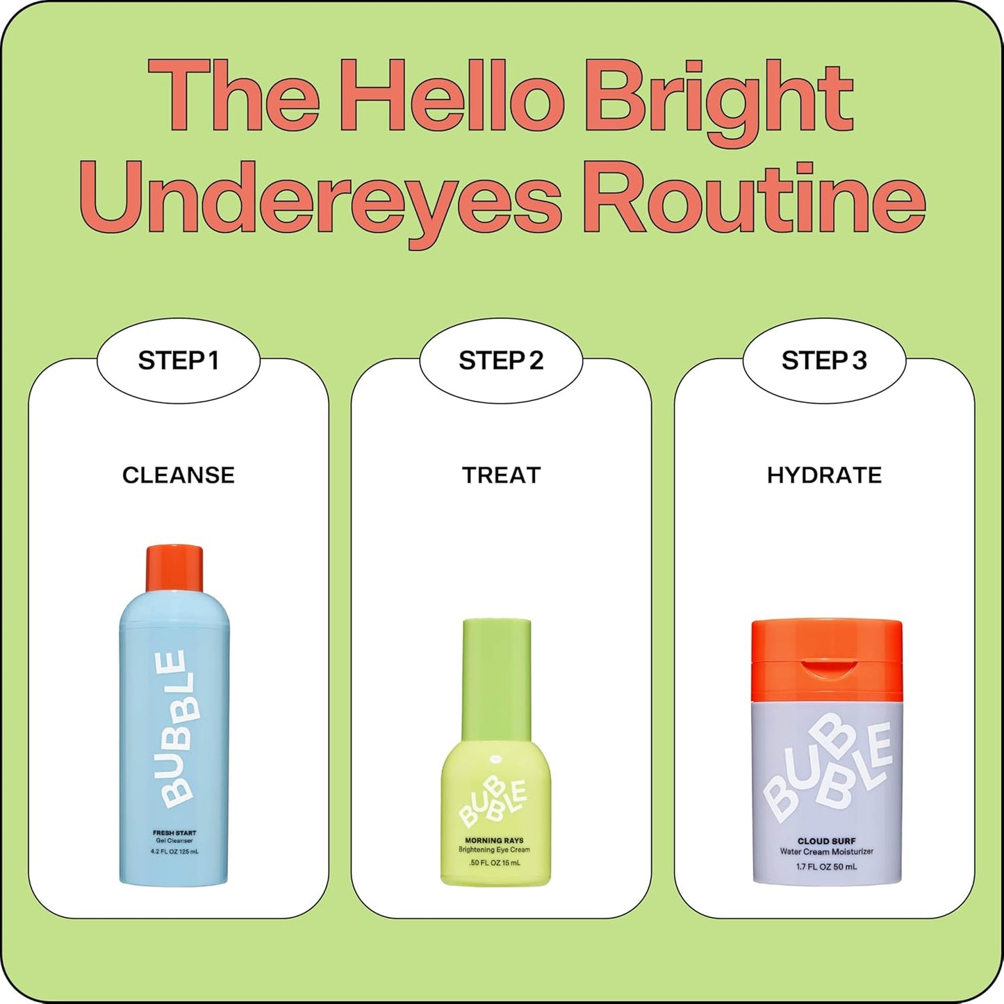 Bubble Skincare Morning Rays Brightening Eye Cream