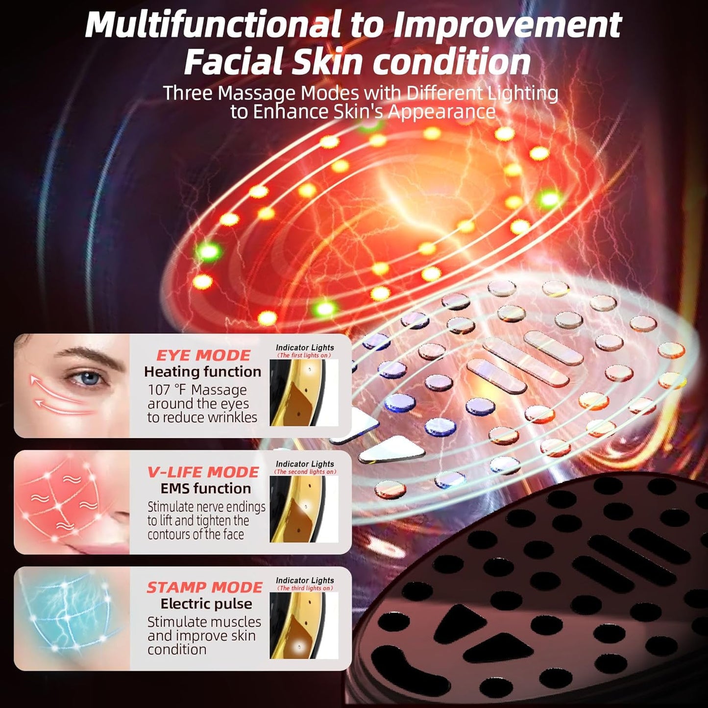 3 in 1 Light Therapy Skin Care for Face