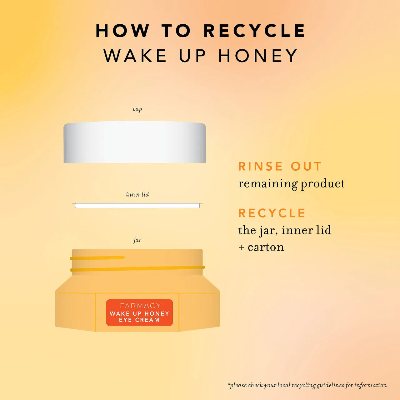 Farmacy Wake Up Honey Eye Cream with Brightening Vitamin C
