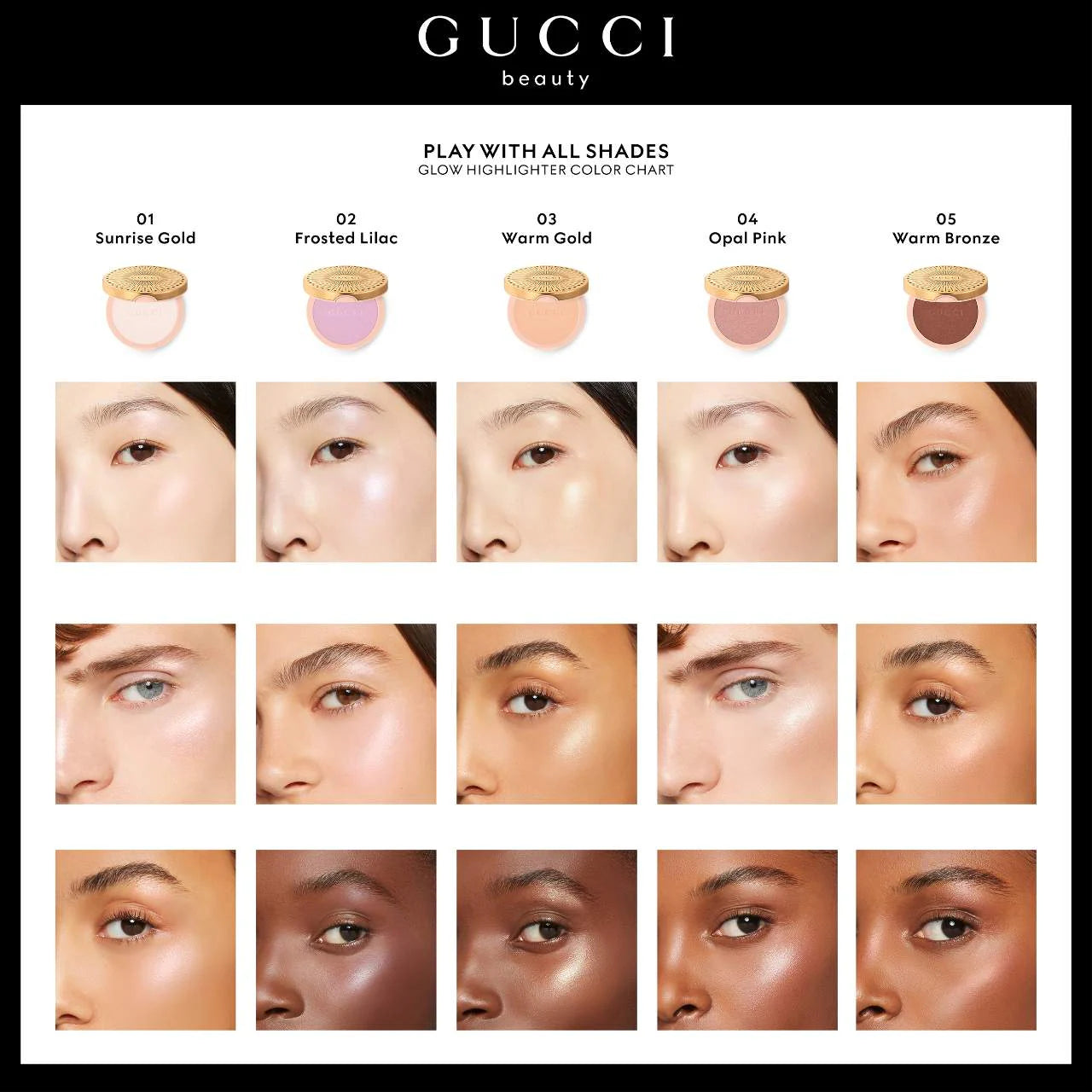 Gucci Glow Multi-Use Illuminating Gel-Powder Highlighter