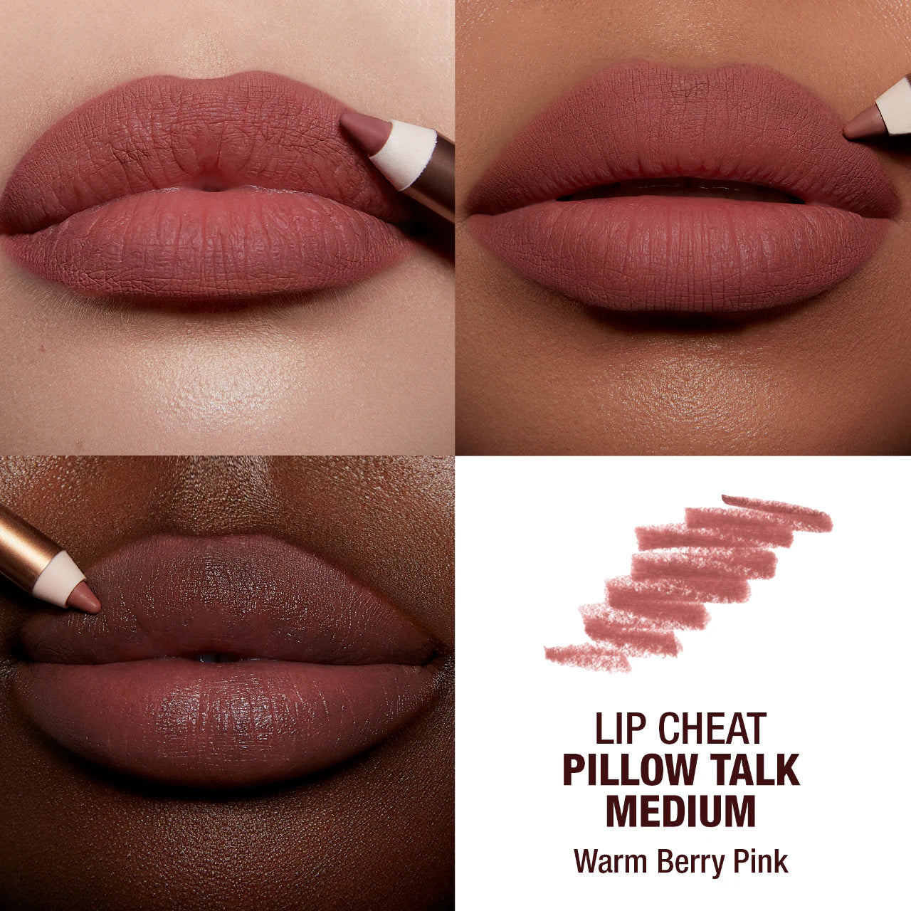 Charlotte Tilbury Mini Iconic Lip Cheat Lip Liner Trio