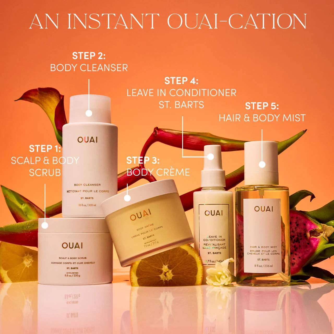 OUAI St. Barts Detangling and Frizz Fighting Leave in Conditioner