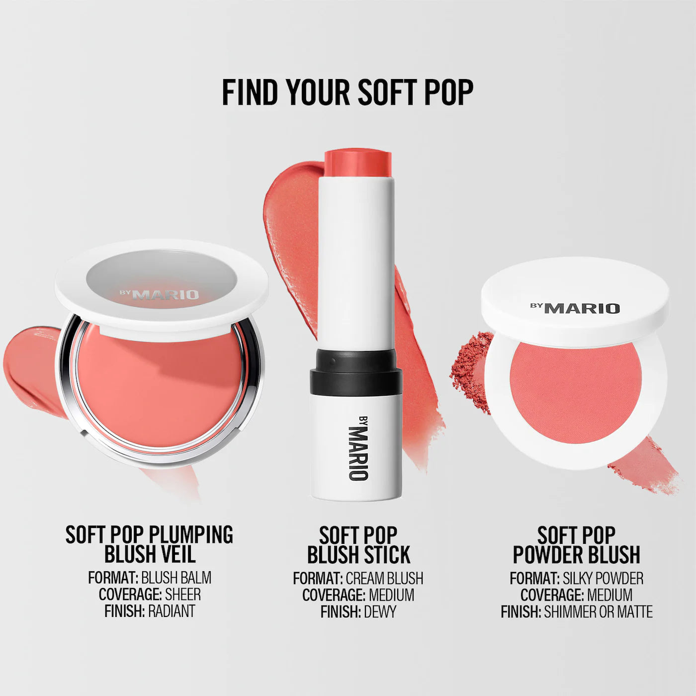 MAKEUP BY MARIO Soft Pop Cream Blush Stick