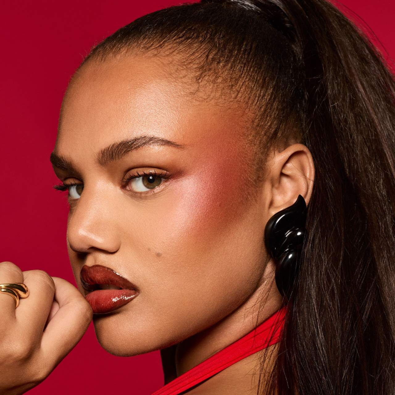 Fenty Beauty Chocolate Cherriez 2-Piece Lip Set + Pouch
