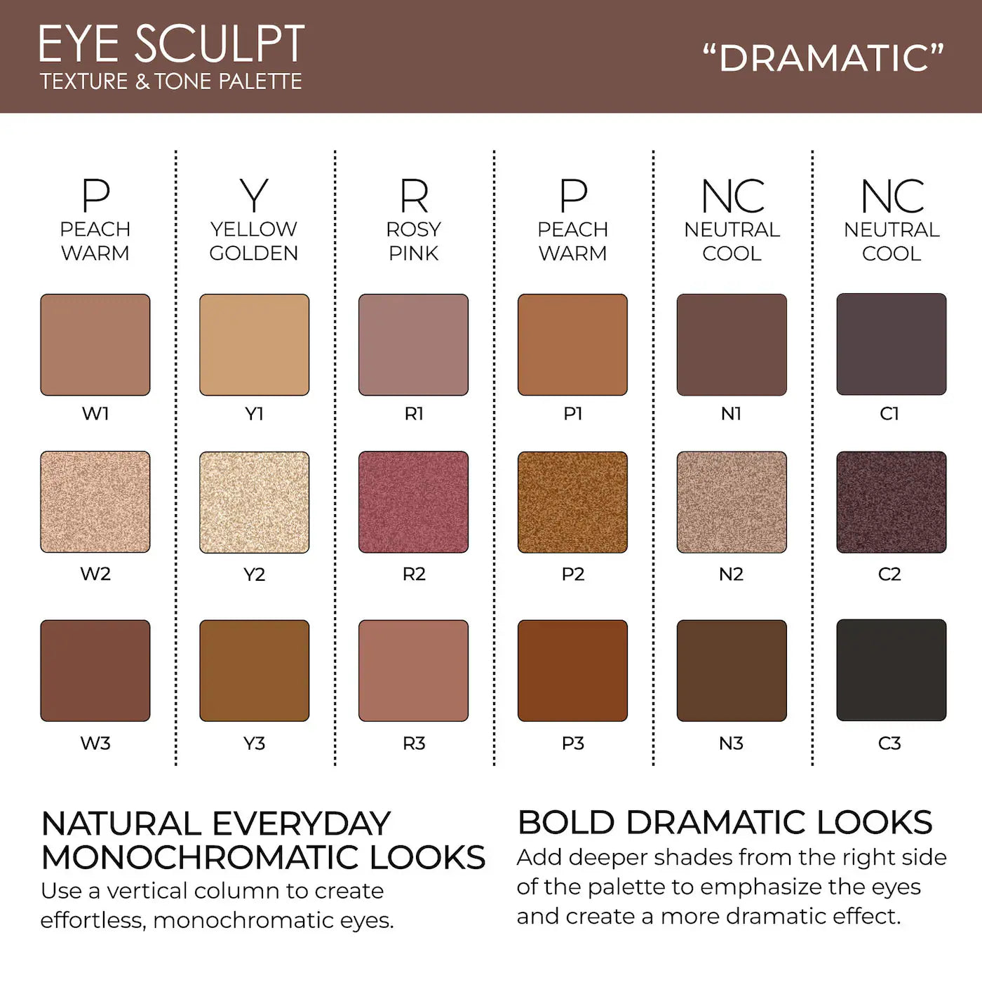 NATASHA DENONA Eye Sculpt Texture & Tone Eyeshadow Palette