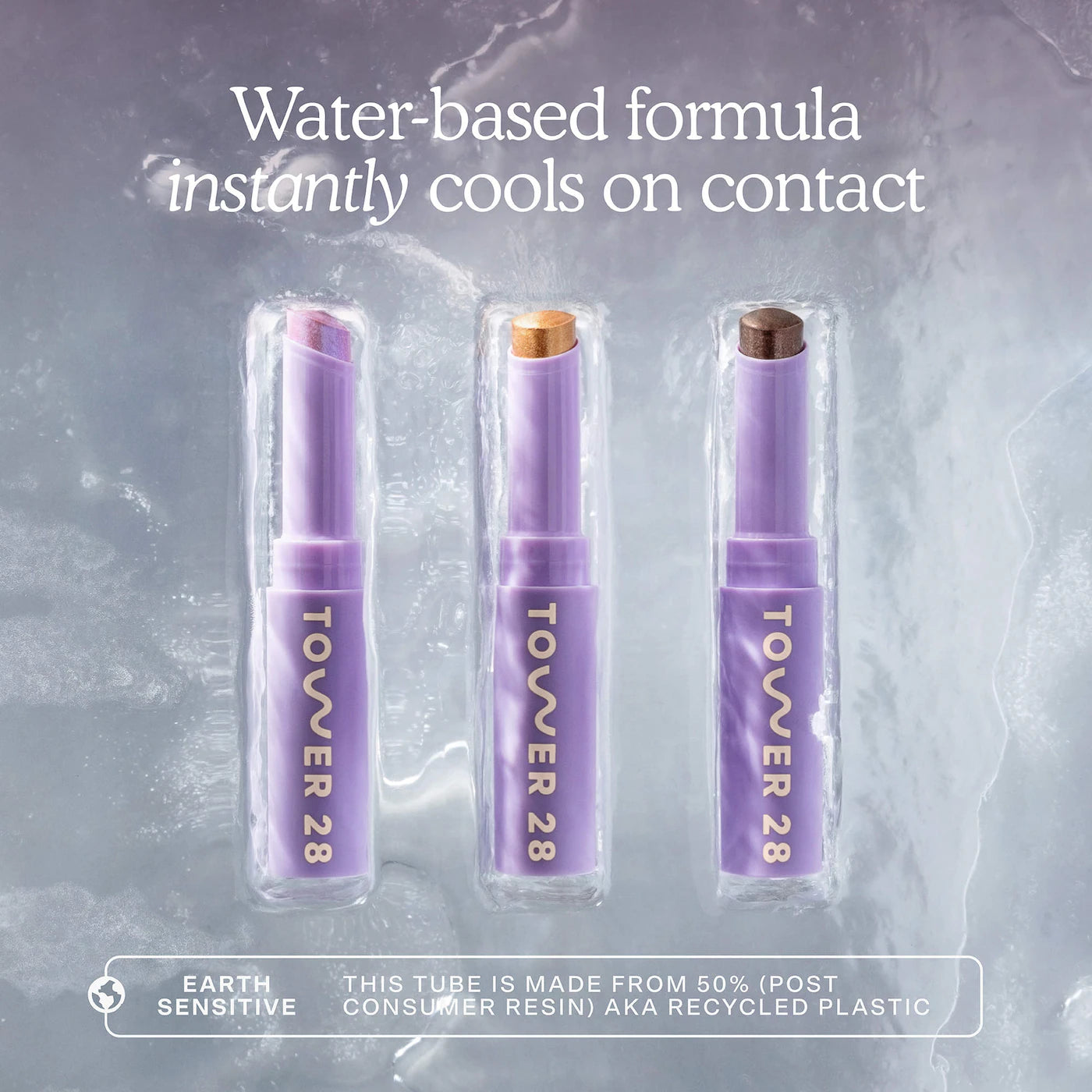 Tower 28 Beauty GoGo Cooling Shimmer 8H Eyeshadow Stick