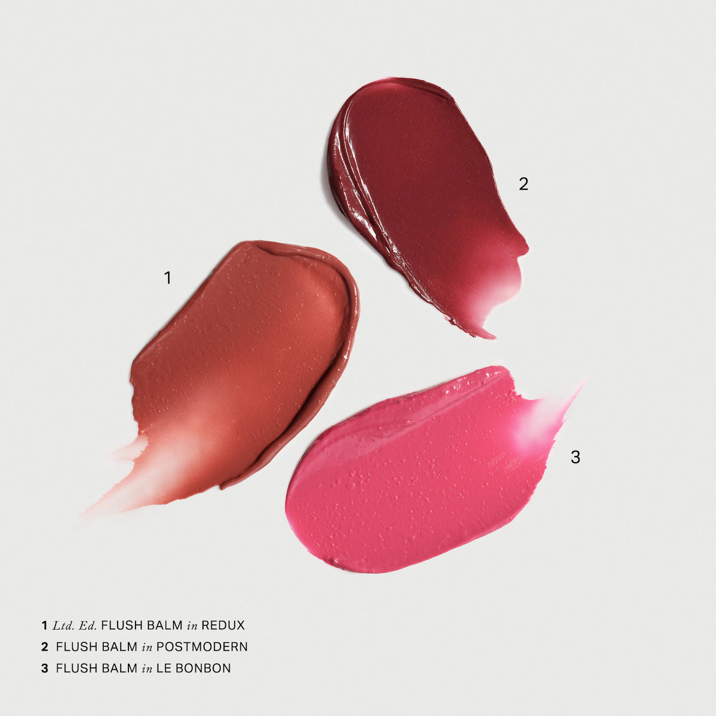 MERIT The Mini Flush Blush Balm Trio