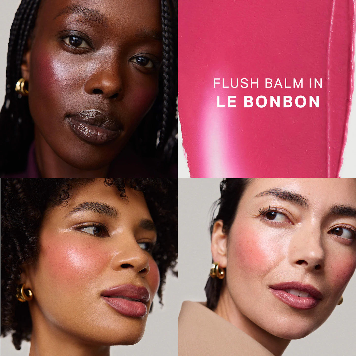 MERIT The Mini Flush Blush Balm Trio