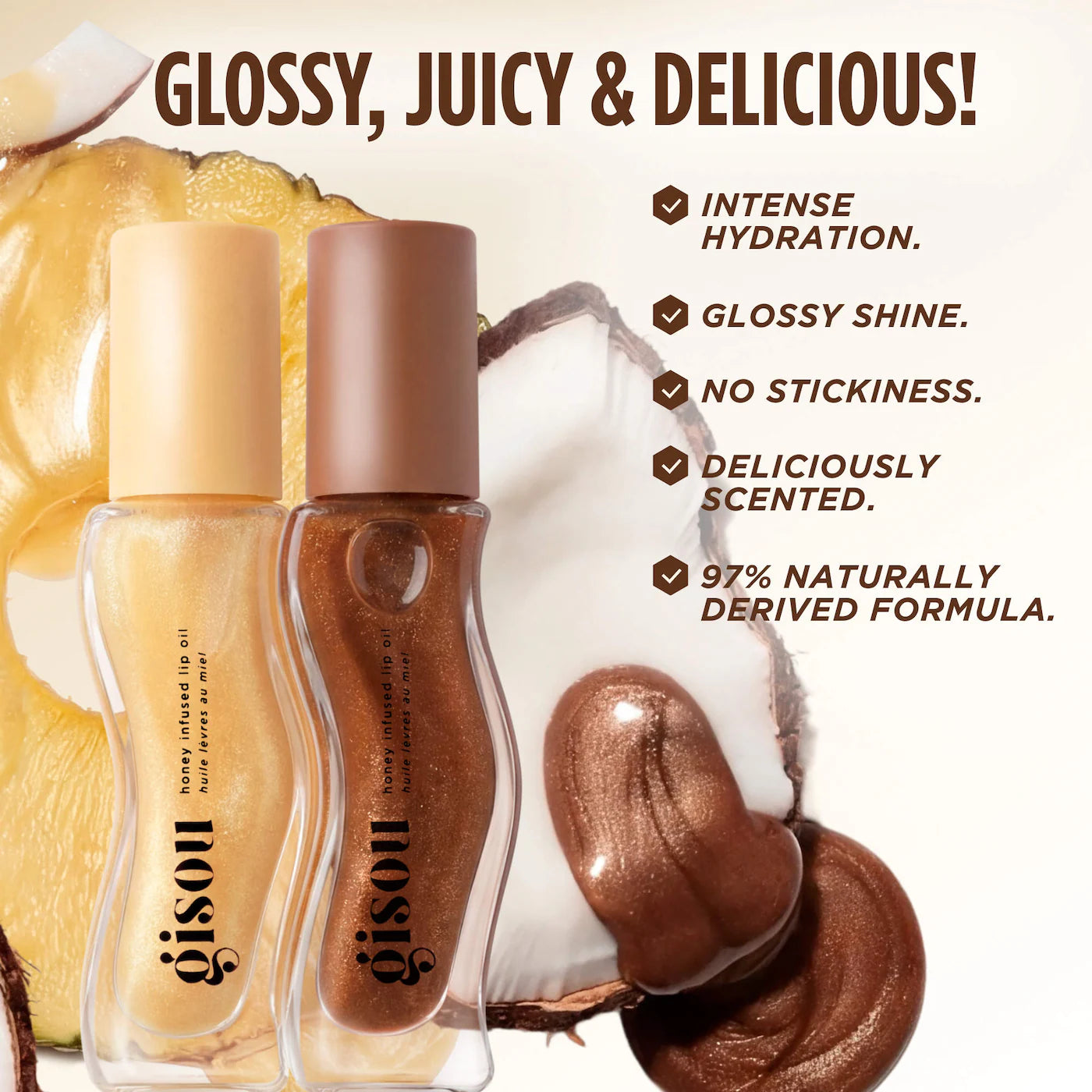 Gisou Honey Infused Hydrating Lip Oil