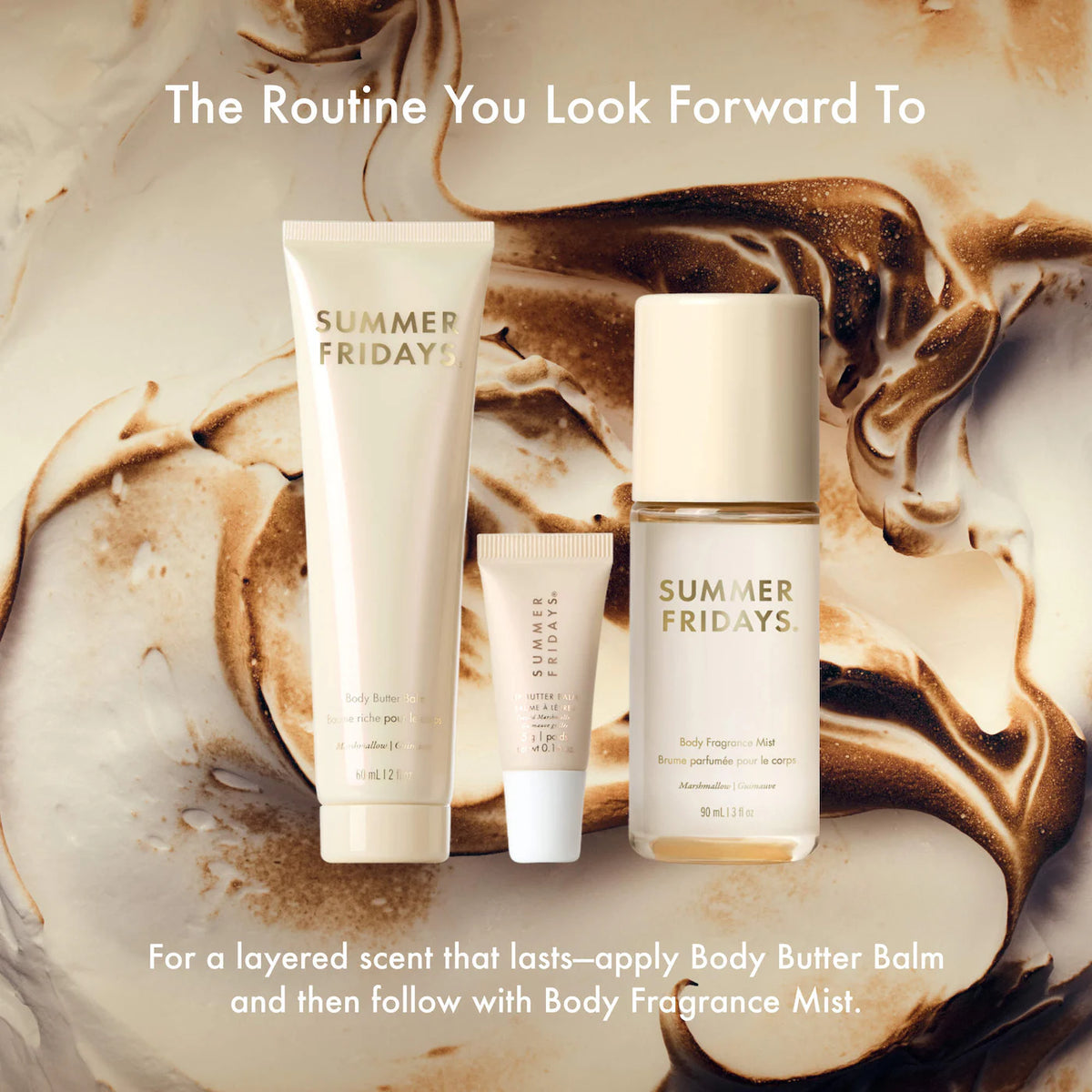 Summer Fridays Marshmallow Minis - Body and Lip Set