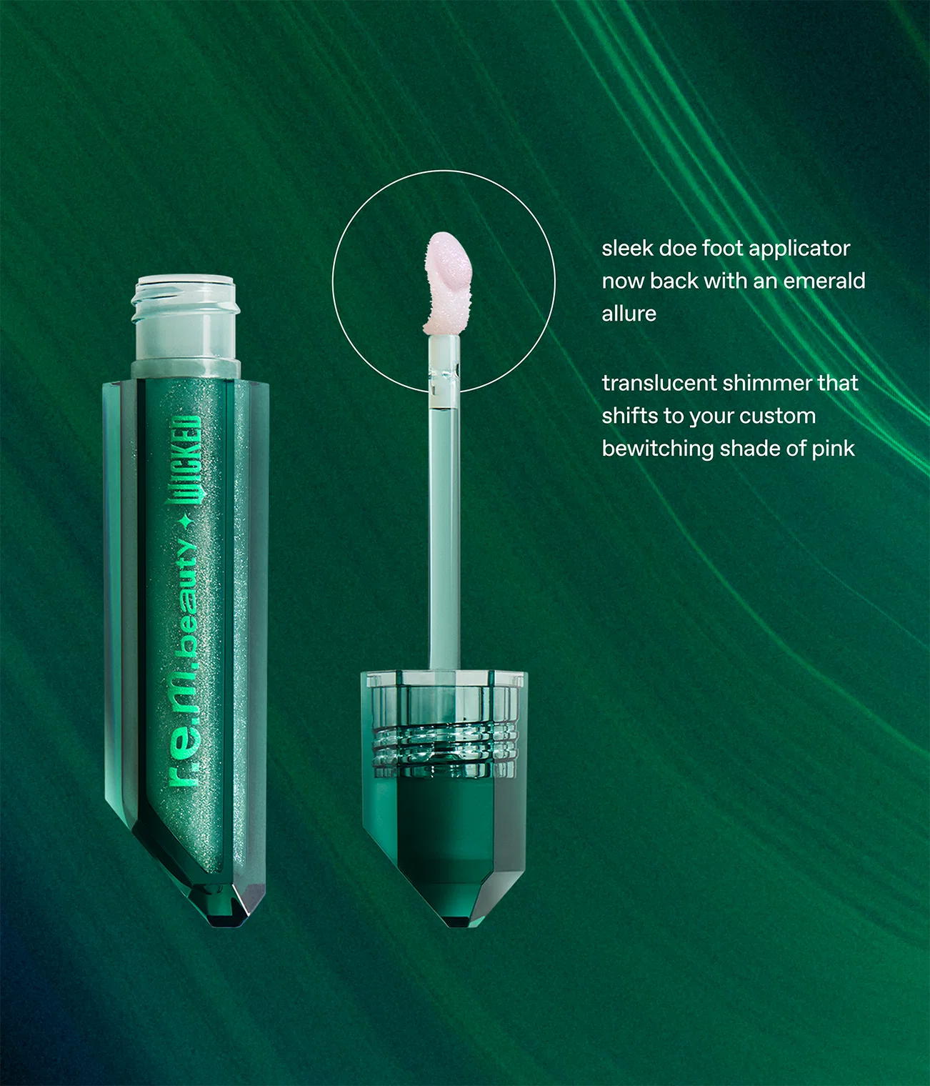 r.e.m. beauty x Wicked: For Good So Popular pH Adaptive Lip Oil