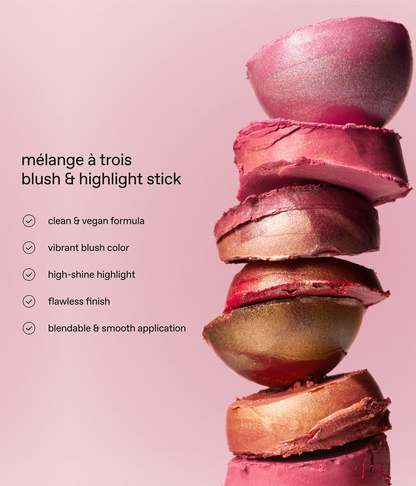 r.e.m. beauty Mélange à Trois Blush & Highlight Stick