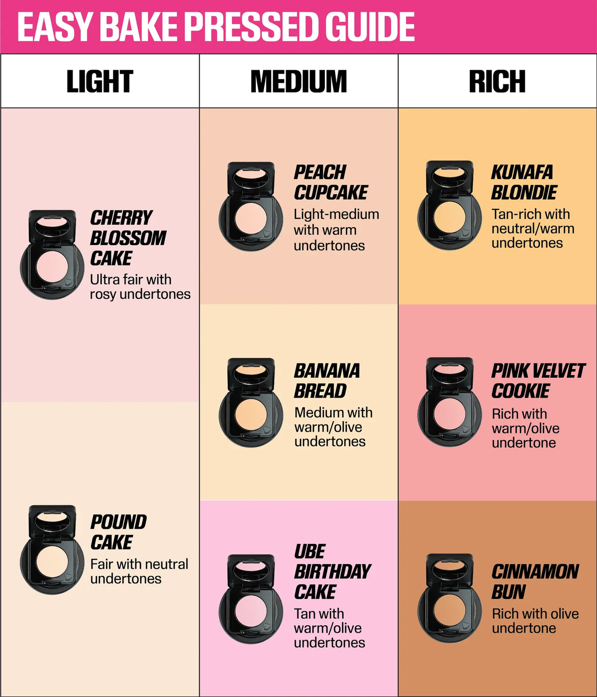 Huda Beauty Easy Bake Pressed Powder Phone Grip
