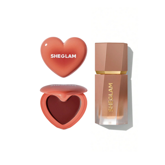 Pack SHEGLAM Liquid Bronzer + Playing Cupid Cream Blush