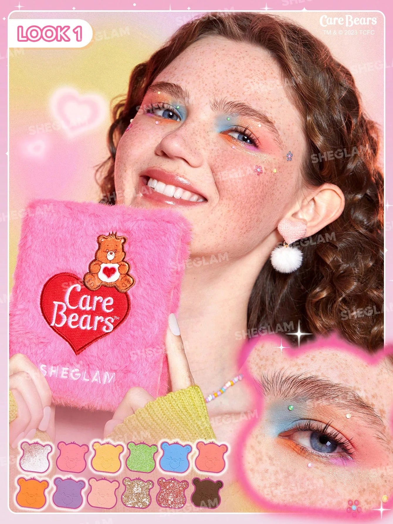 Sheglam X Care Bears Share Your Care Palette