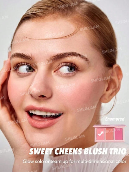 Sheglam Sweet Cheeks Blush Trio - Enamored