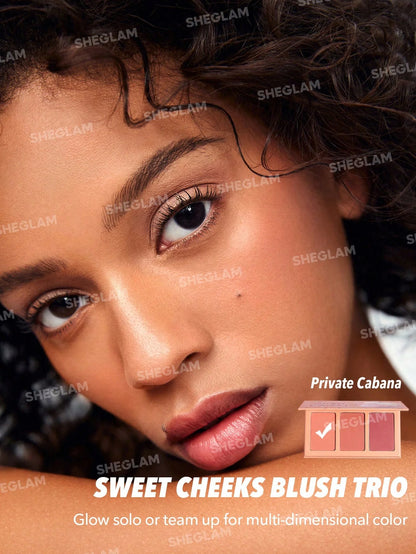 Sheglam Sweet Cheeks Blush Trio - Private Cabana