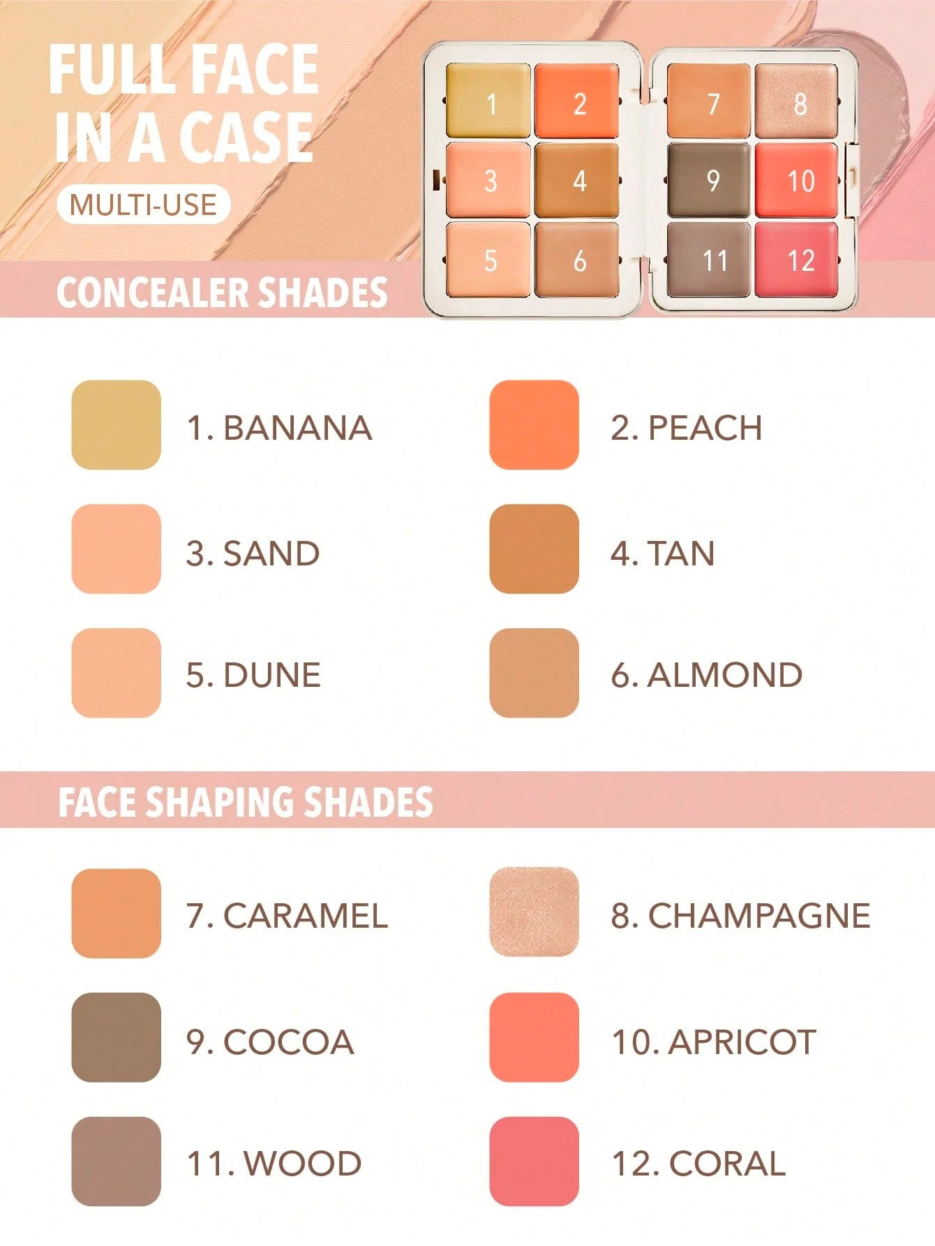 Sheglam - Vanilla Sculpt All About That Face Multifunctional Face Palette