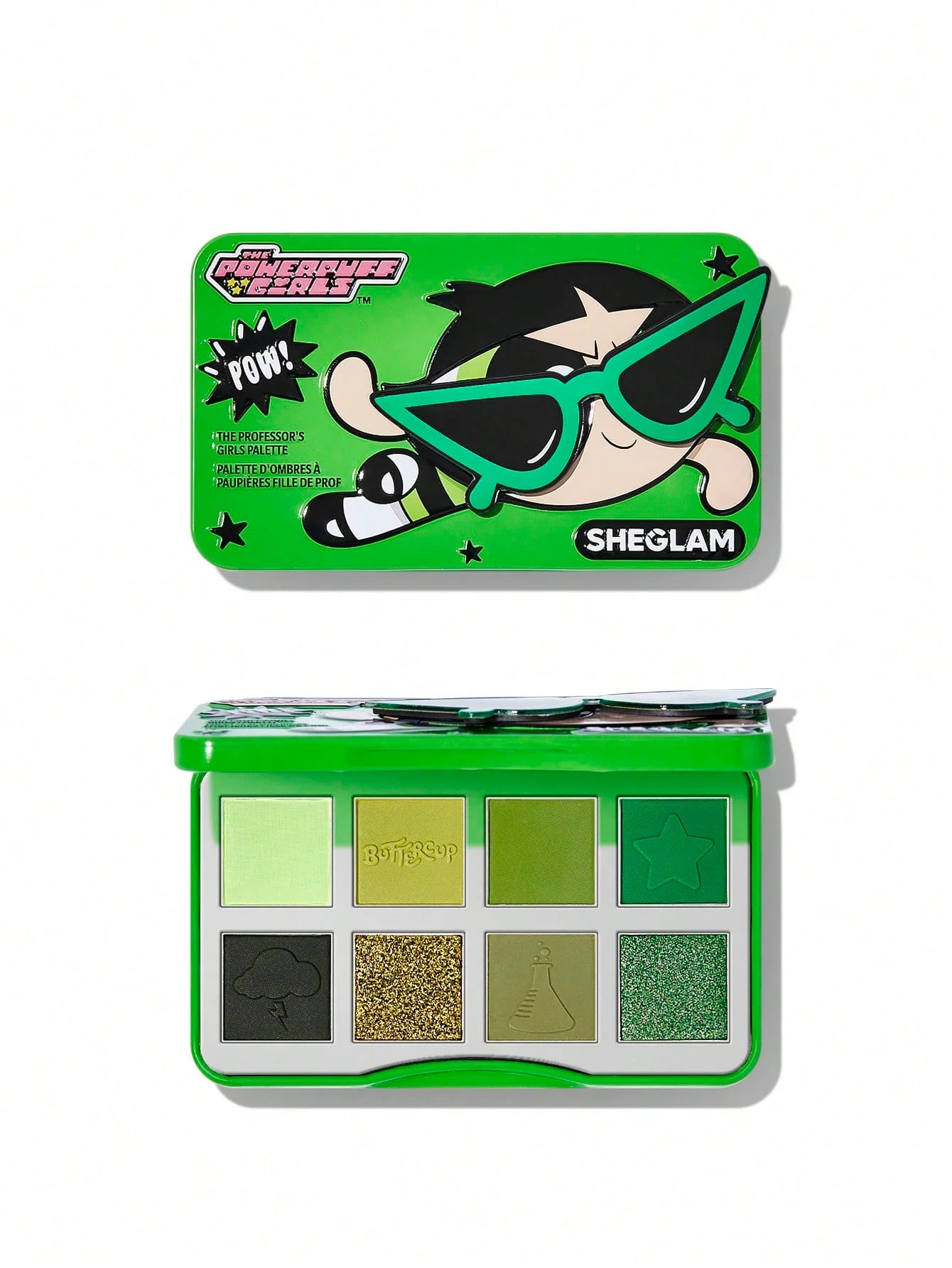 The Powerpuff Girls X Sheglam - The Professor's Girls Palette - TOUGHEST FIGHTER