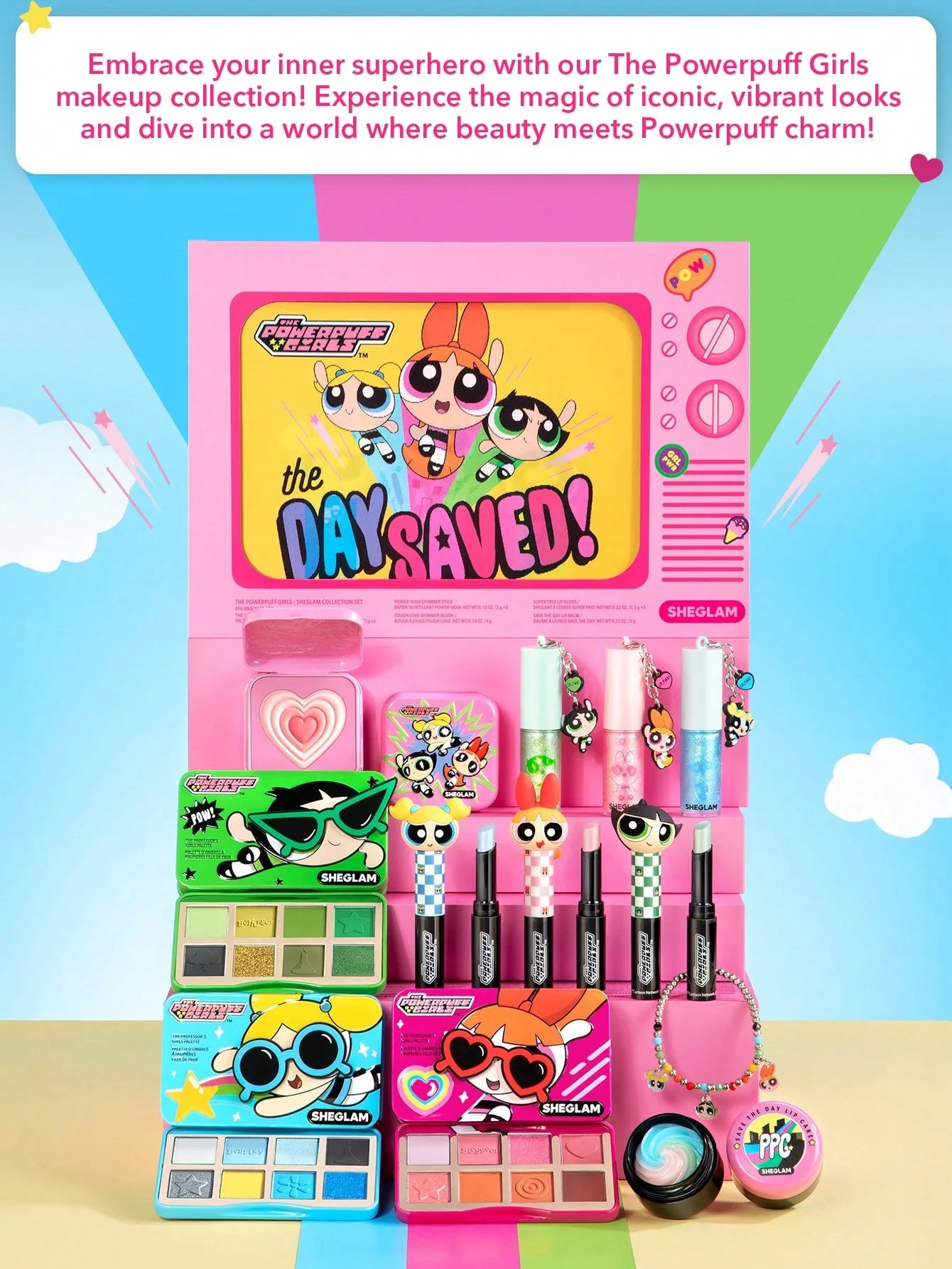 The Powerpuff Girls X Sheglam Tought Love Shimmer Blush