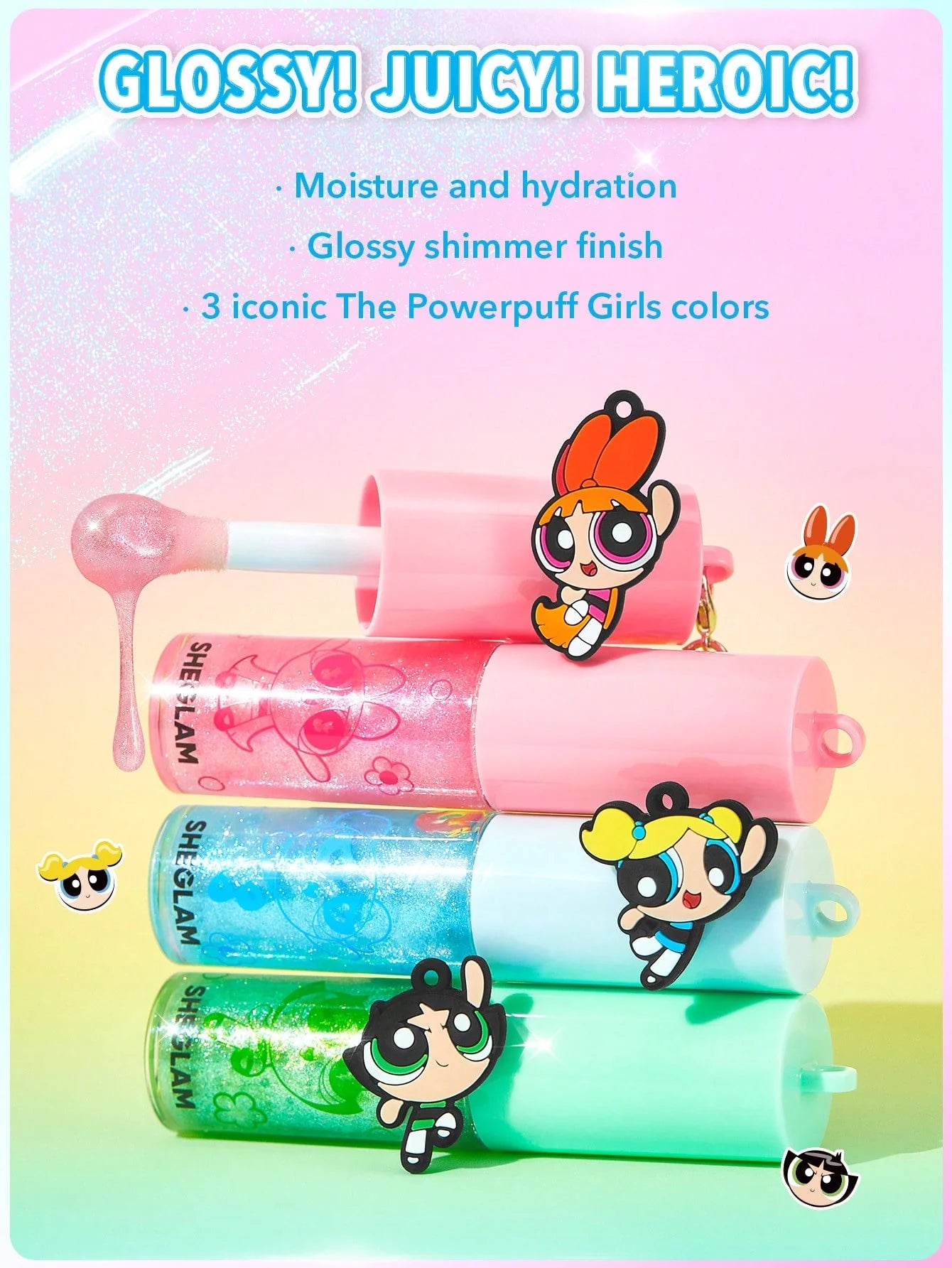 The Powerpuff Girls X SHEGLAM Lip Gloss - BLOSSOM