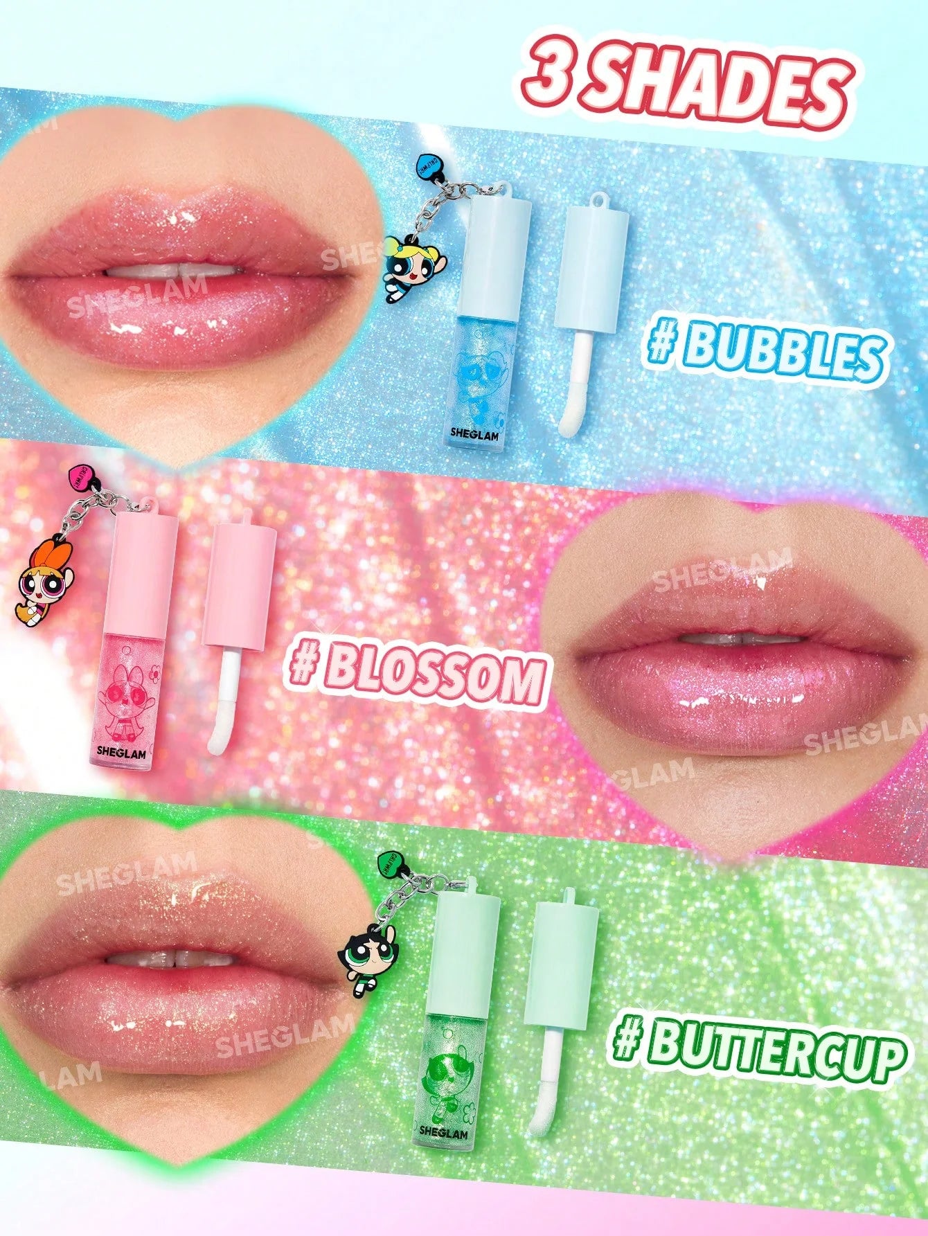 The Powerpuff Girls X SHEGLAM Lip Gloss - BLOSSOM