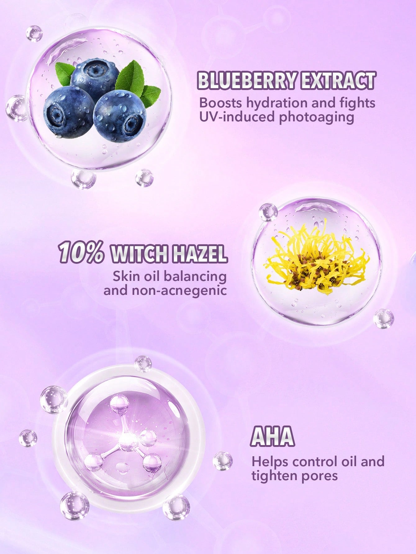 SHEGLAM - Good Grip Hydrating Primer-Blueberry+AHA