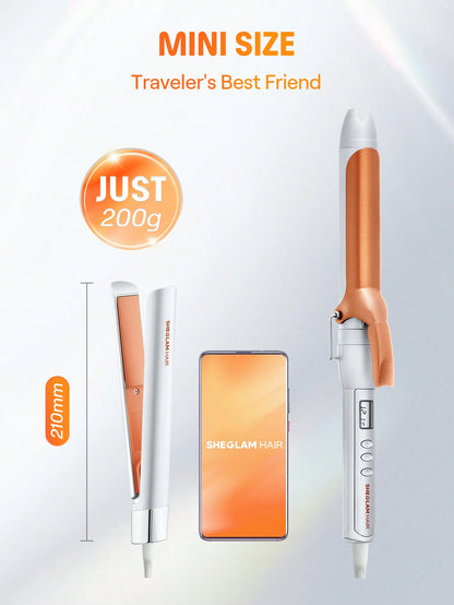 Sheglam Travel Buddy Mini Hair Straightener