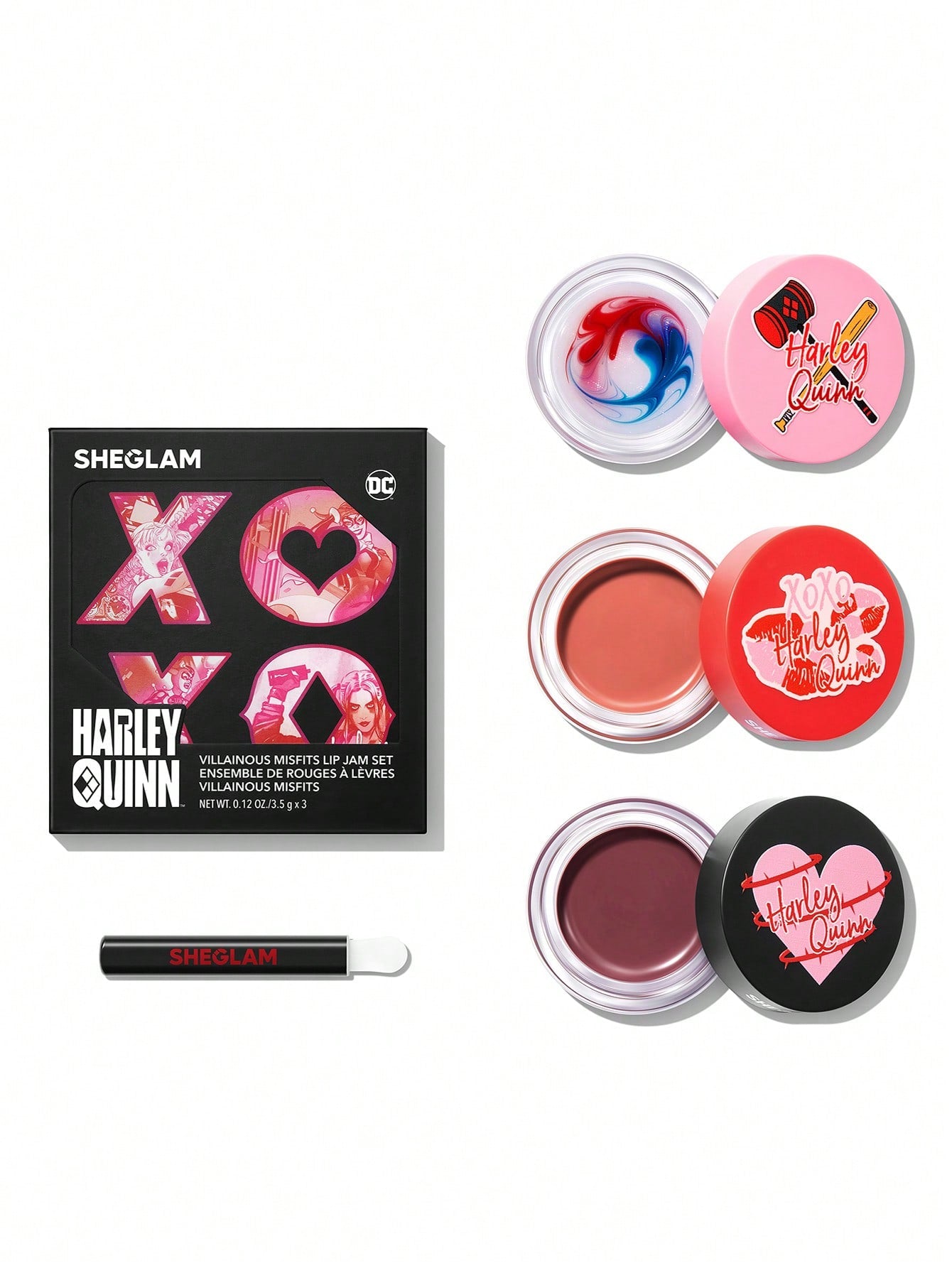 Harley Quinn X SHEGLAM Villainous Misfits Lip Jam Set