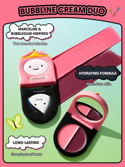 SHEGLAM Adventure Time Bubbline Cream Blush Duo
