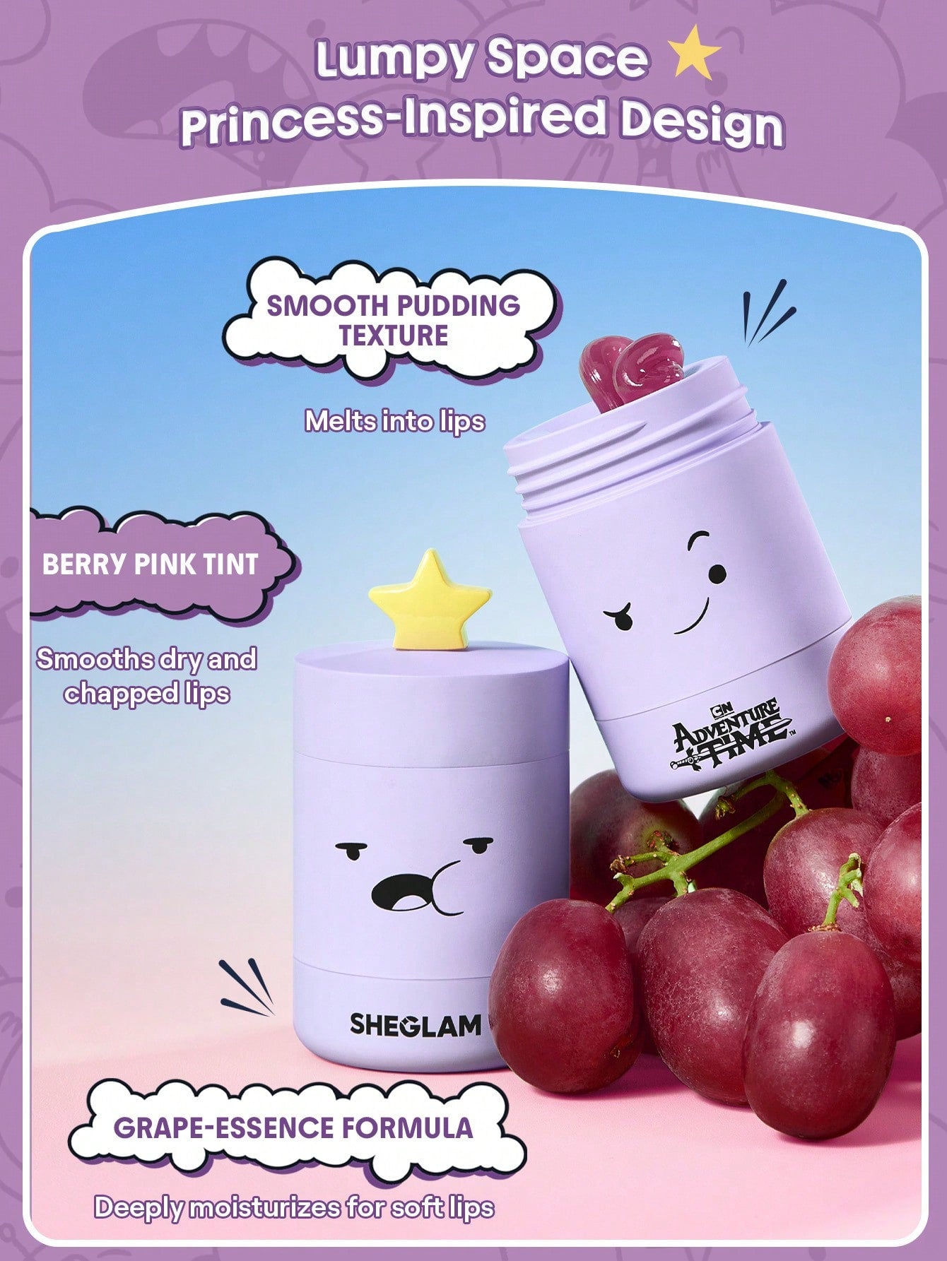 SHEGLAM Adventure Time Oh My Glob Tinted Lip Mask