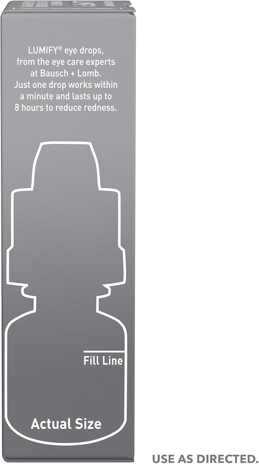 LUMIFY Brimondine Tartrate Ophthalmic Solutions 0.25% Redness Reliever Eye Drops