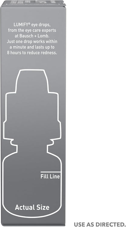 LUMIFY Brimondine Tartrate Ophthalmic Solutions 0.25% Redness Reliever Eye Drops