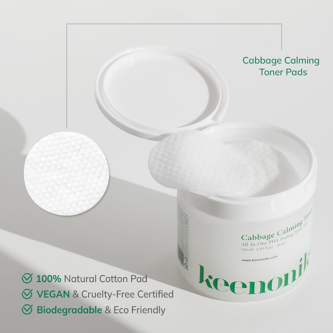 Keenoniks Cabagge Calming Toner Pad