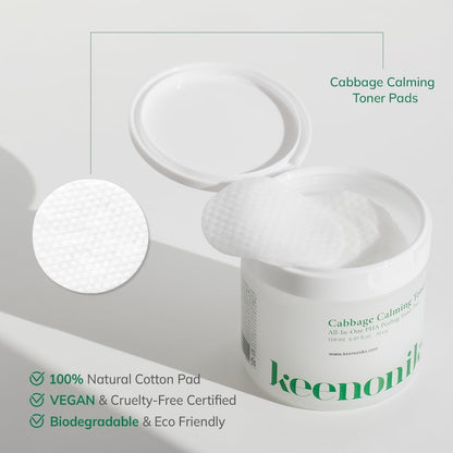 Keenoniks Cabagge Calming Toner Pad