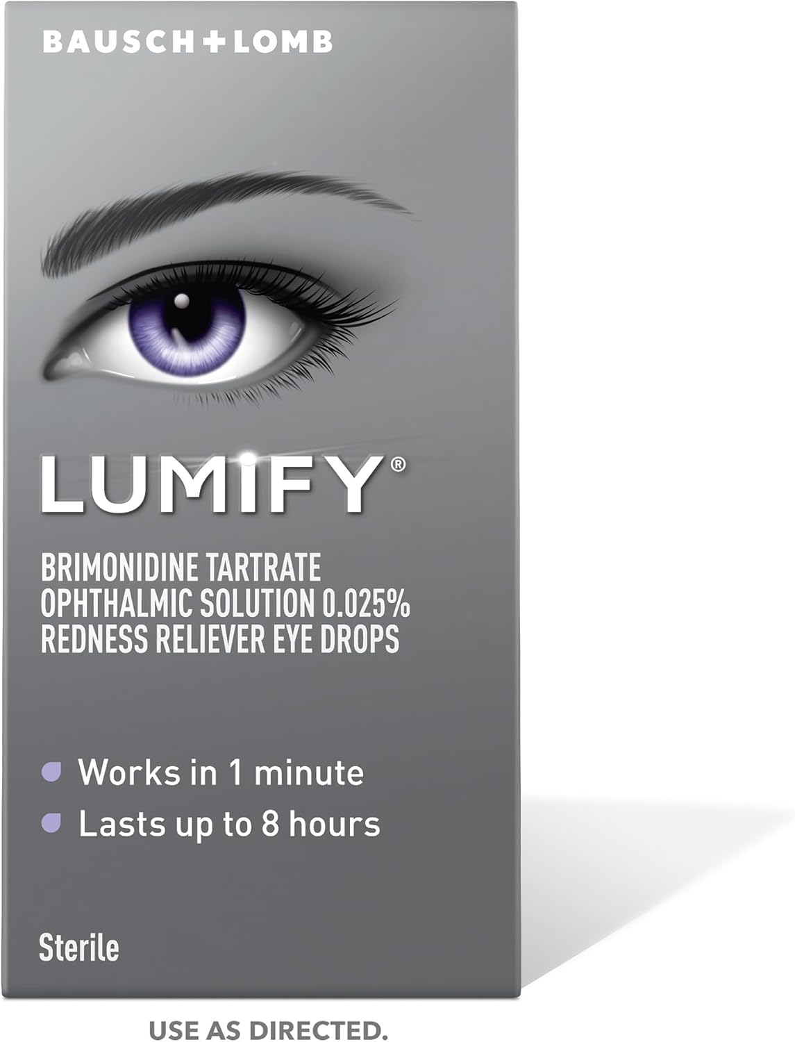 LUMIFY Brimondine Tartrate Ophthalmic Solutions 0.25% Redness Reliever Eye Drops