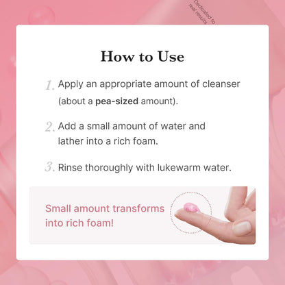 Medicube PDRN Pink Niacinamide Whip Cleanser