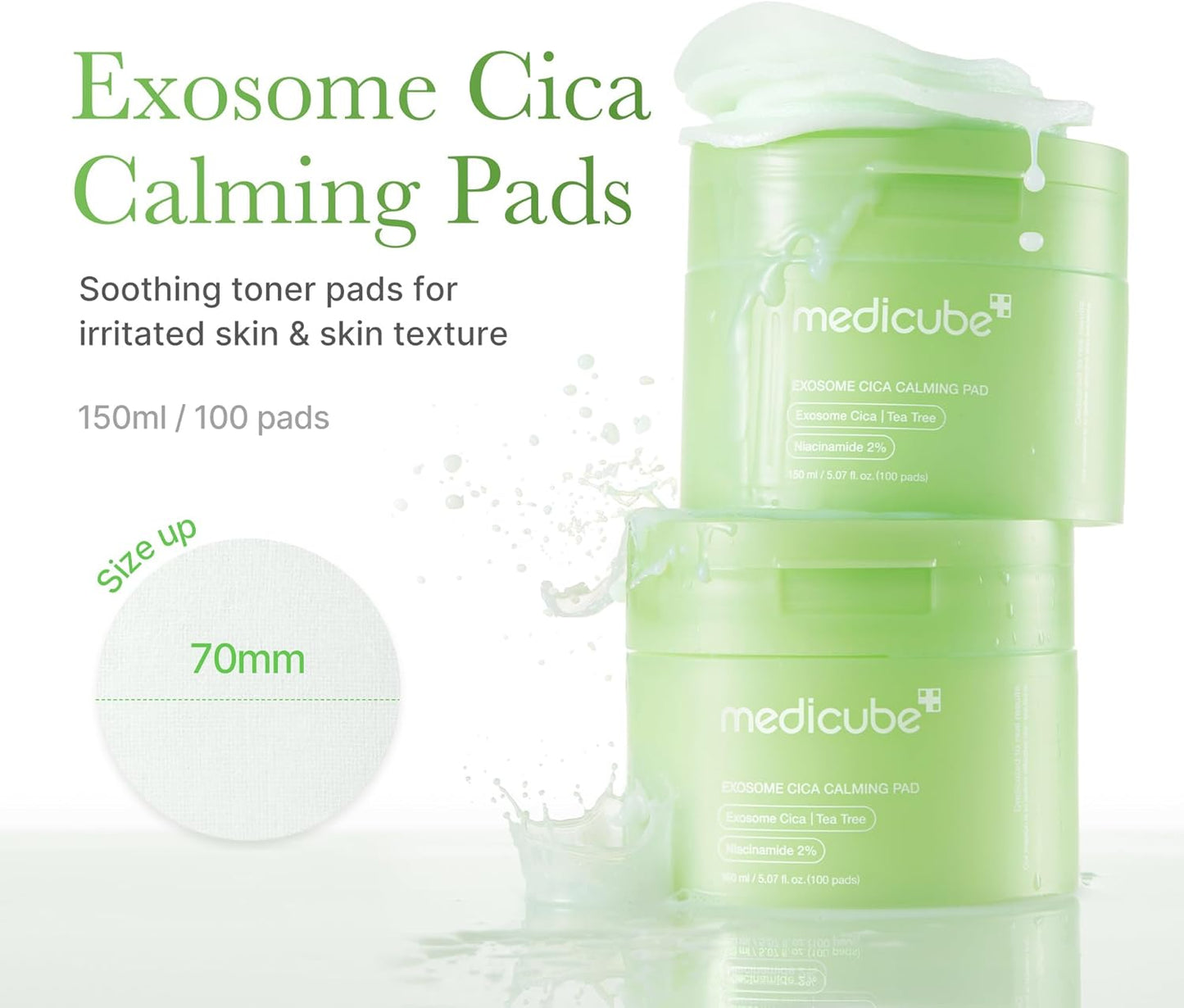 Medicube Exosome Cica Calming Pads