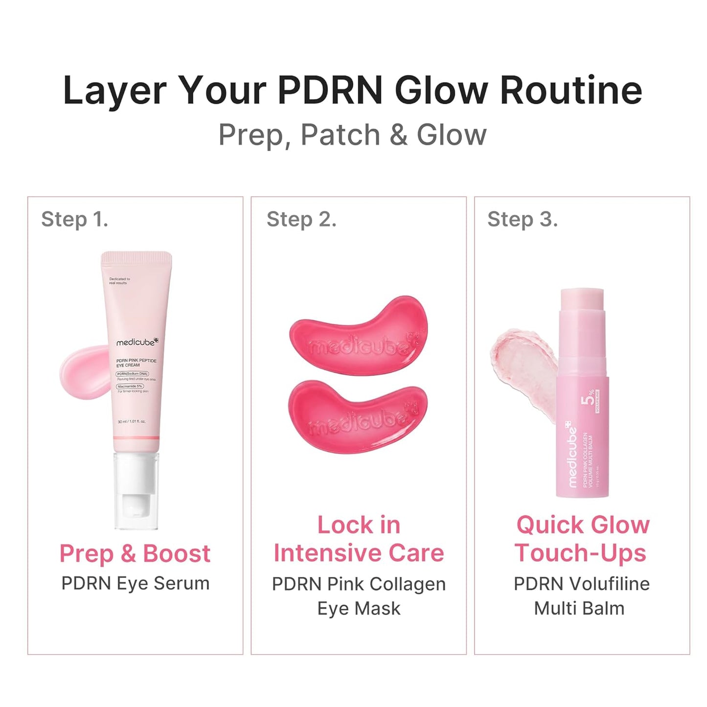 Medicube PDRN Pink Collagen Jelly Eye Mask