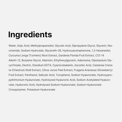 Medicube Kojic Acid Turmeric Pads