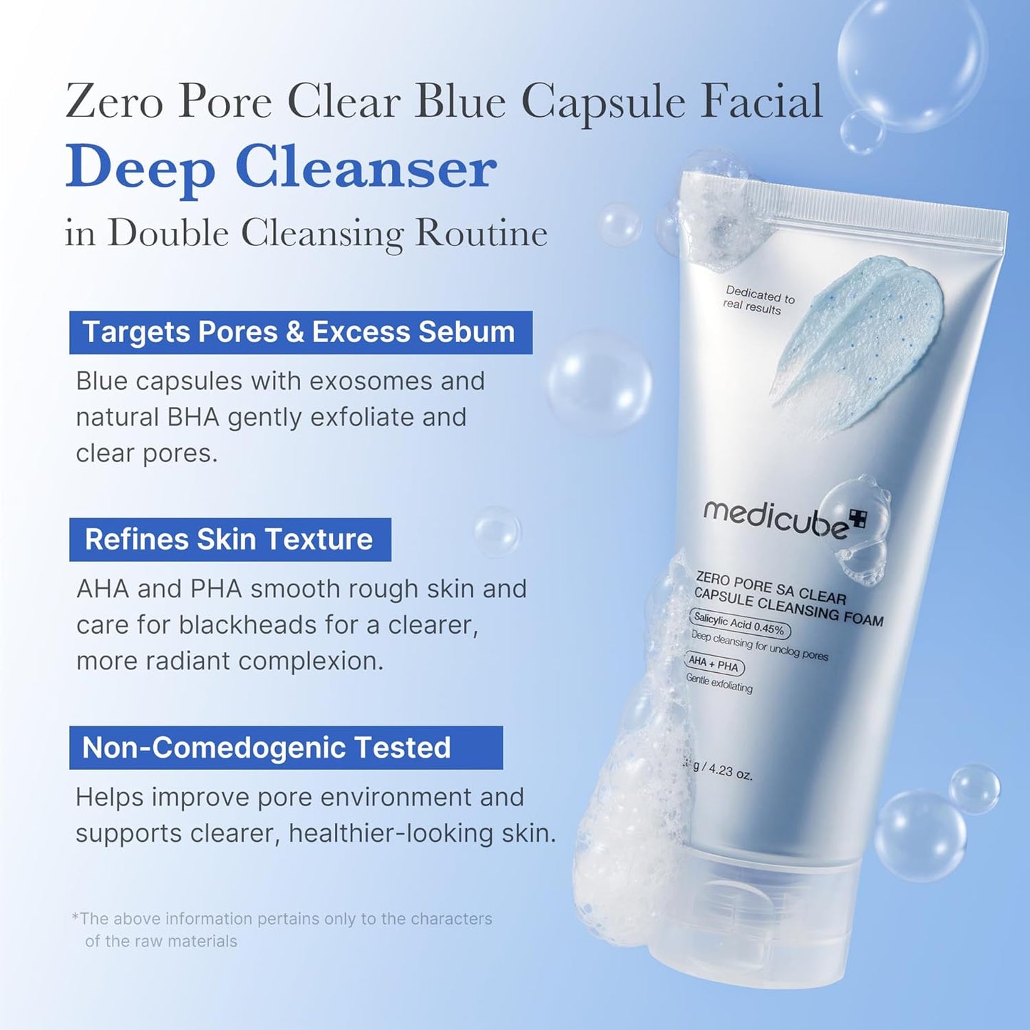 Medicube Zero Pore Clear Capsule Cleansing Foam
