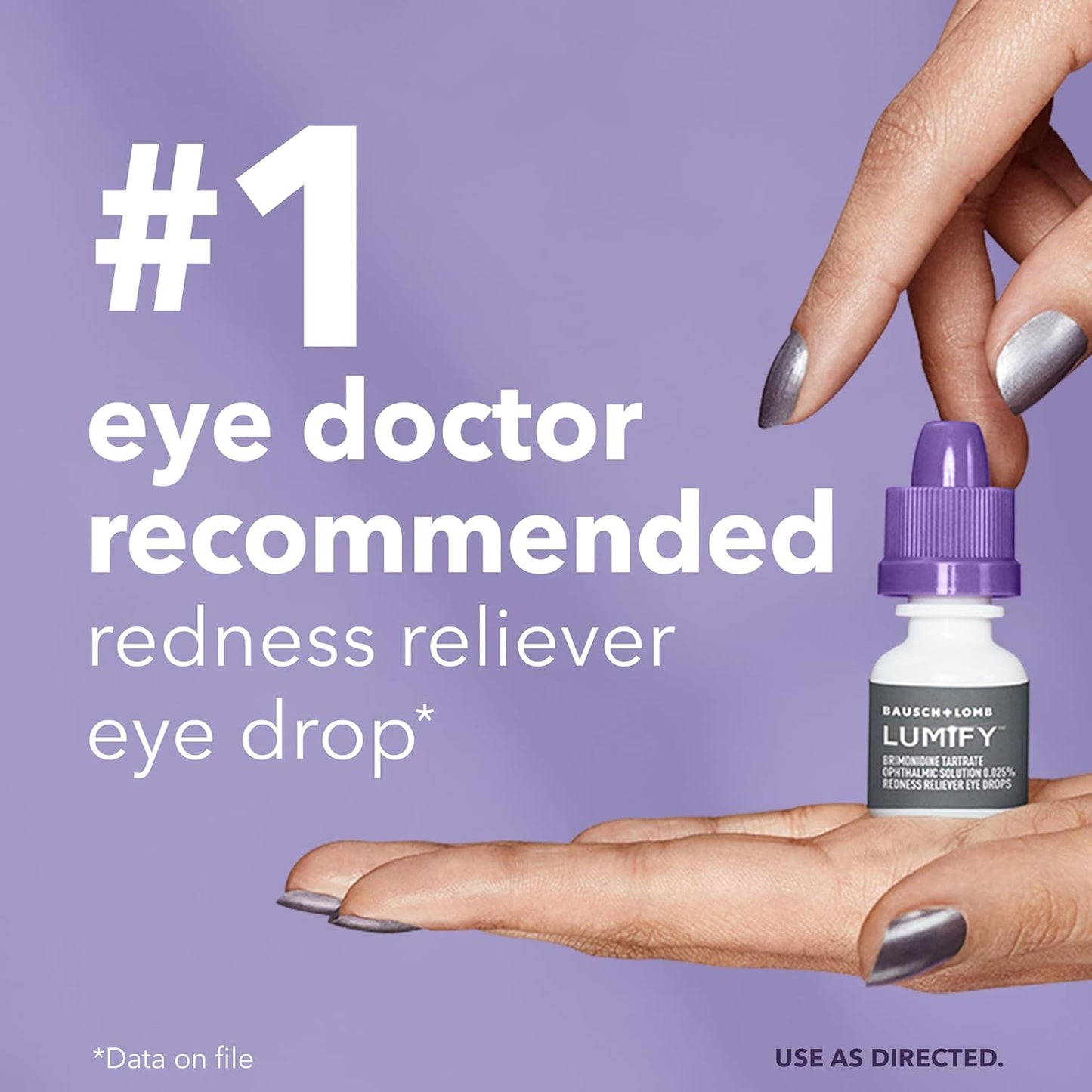 LUMIFY Brimondine Tartrate Ophthalmic Solutions 0.25% Redness Reliever Eye Drops