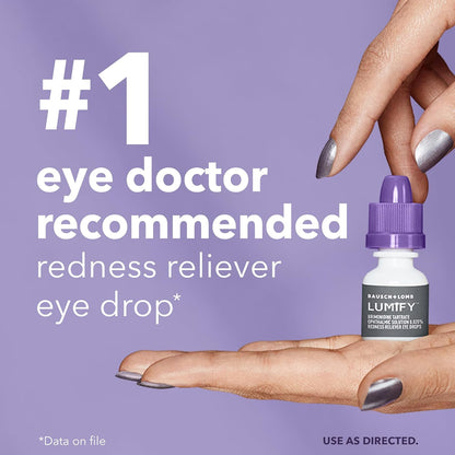 LUMIFY Brimondine Tartrate Ophthalmic Solutions 0.25% Redness Reliever Eye Drops