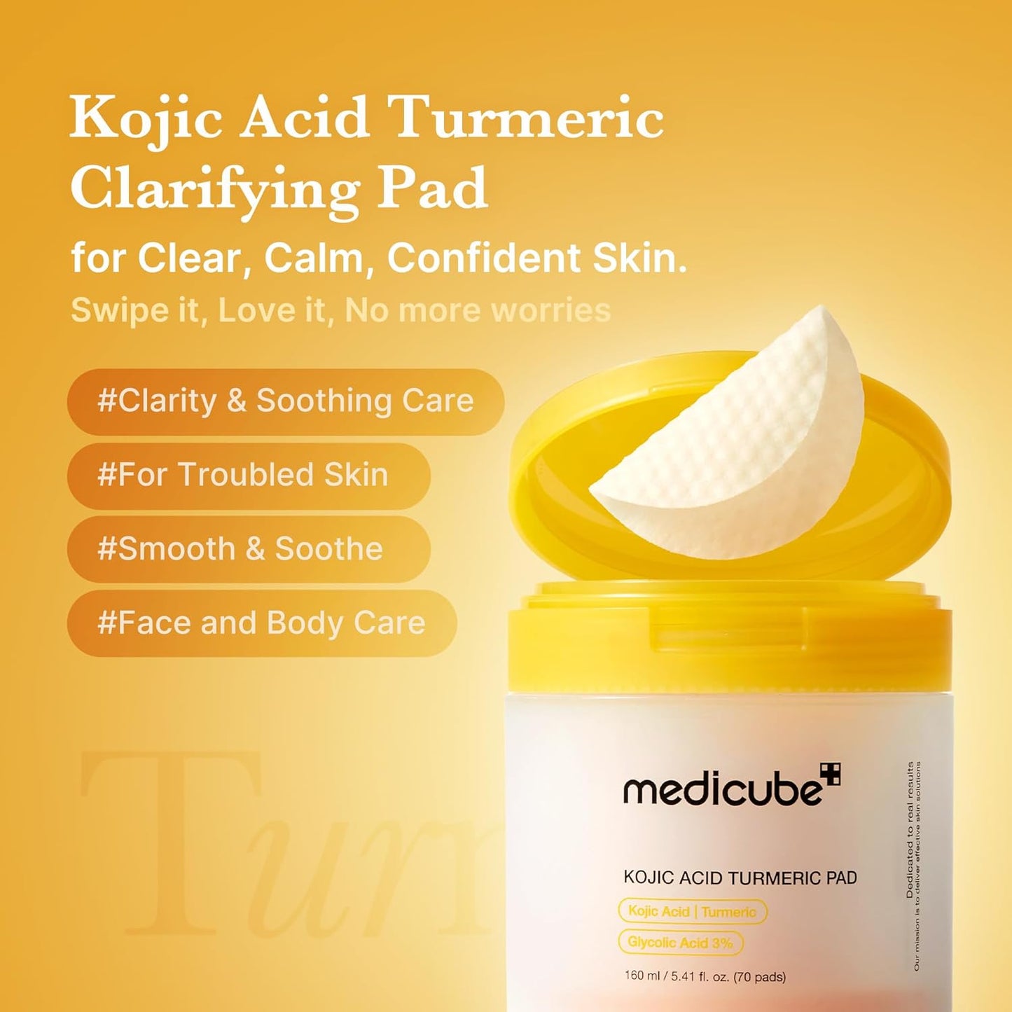 Medicube Kojic Acid Turmeric Pads