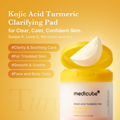 Medicube Kojic Acid Turmeric Pads