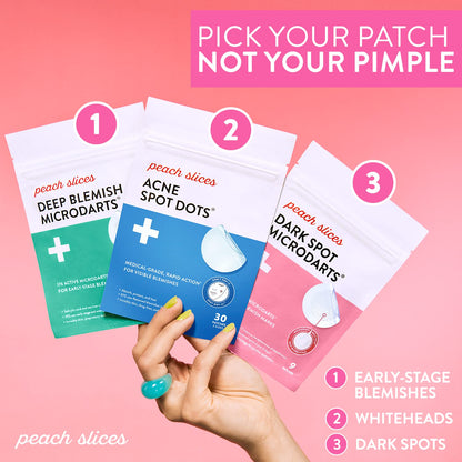 Peach Slices Acne Spot Dots