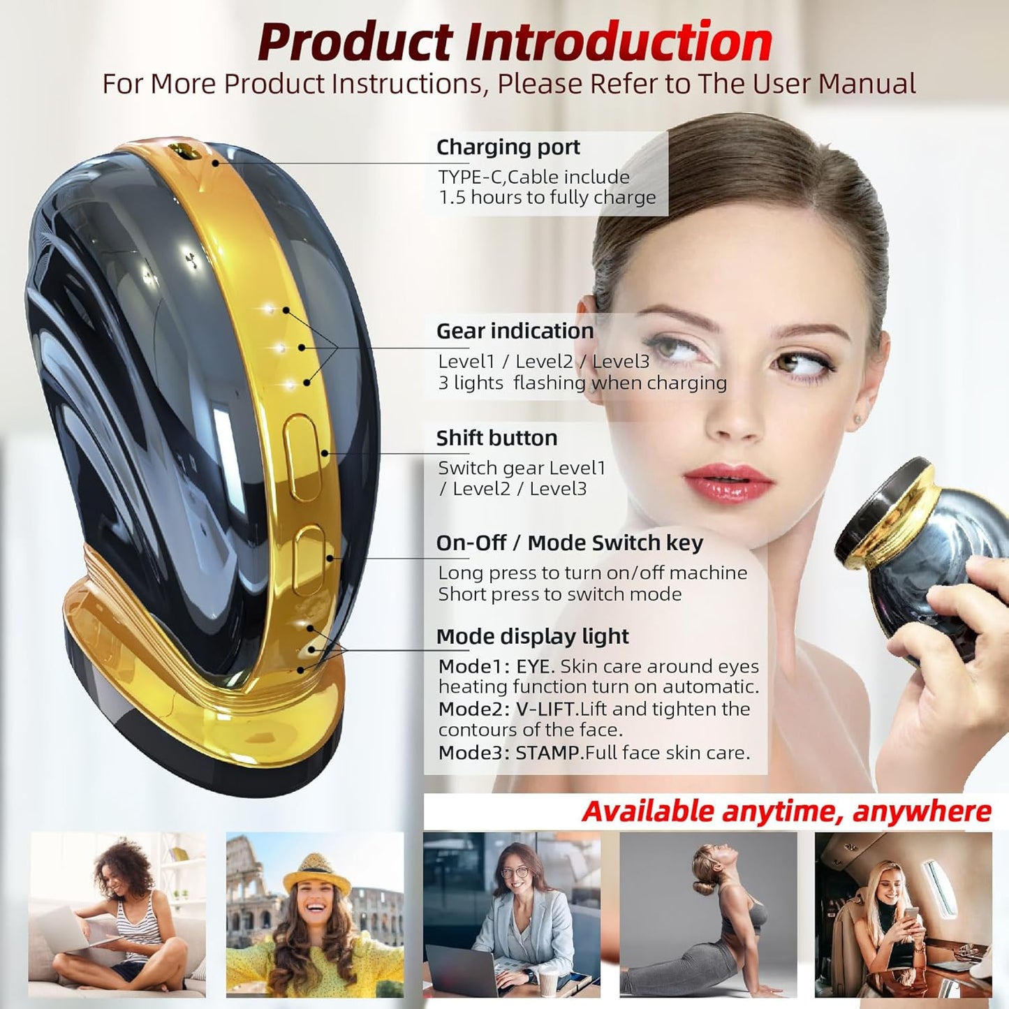 3 in 1 Light Therapy Skin Care for Face